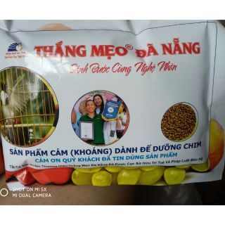 Thắng mẹo đà nẵng ( Khoáng).bù khoáng do chim nuôi nhốt thiếu khoáng dùng trộn với cám dưỡng hoặc đấu
