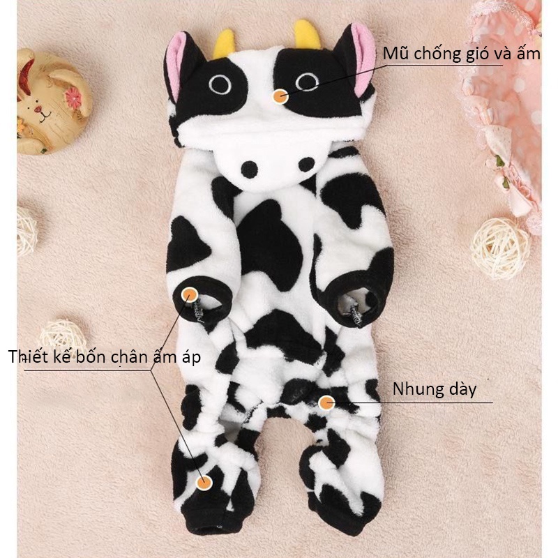 Áo Hoodie Kiểu Dáng Thú Xinh Xắn Dành Cho Thú Cưng