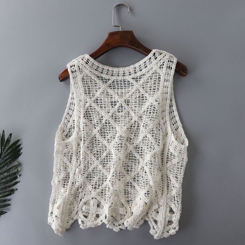 Áo Croptop Dệt Kim Sát Nách Dáng Ngắn Thời Trang Mùa Hè Cho Nữ