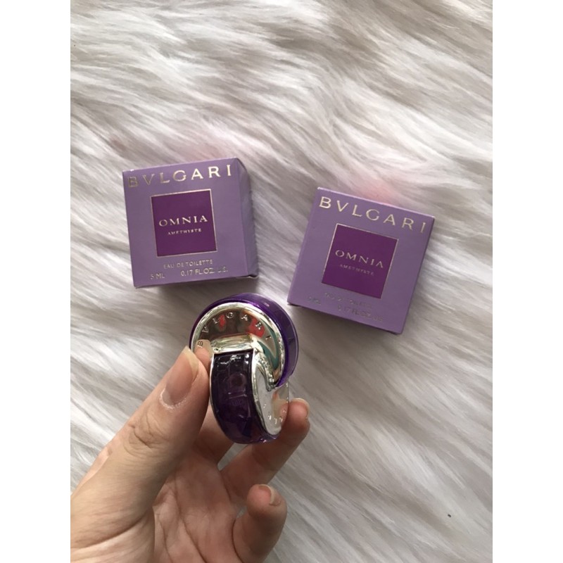 Nước hoa mini Bvlgari Omnia Amethyste EDT 5ml