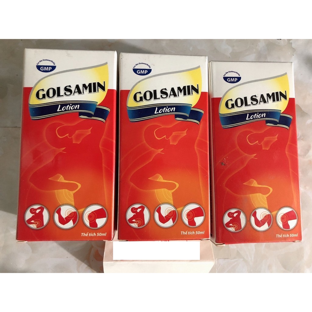 Dầu Xoa bóp Golsamin Lotion, Gel bôi đau nhức xương khớp