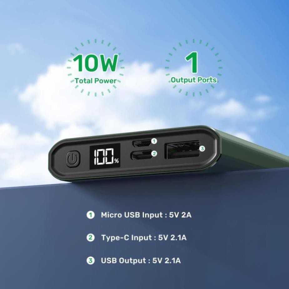 Sạc Dự Phòng TOPK I1006 10000mAh Cho iPhone Huawei Samsung Xiaomi Oppo Vivo Realme Hai Cổng  Có Màn Hình Điện Tử TPHCM | BigBuy360 - bigbuy360.vn