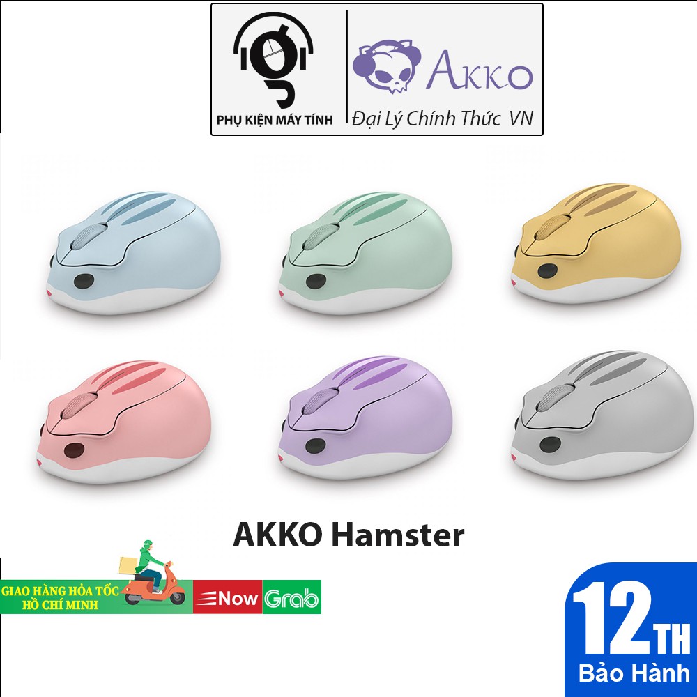 Chuột không dây AKKO Hamster - Bảo Hành 12 Tháng Chính Hãng Tại Việt Nam