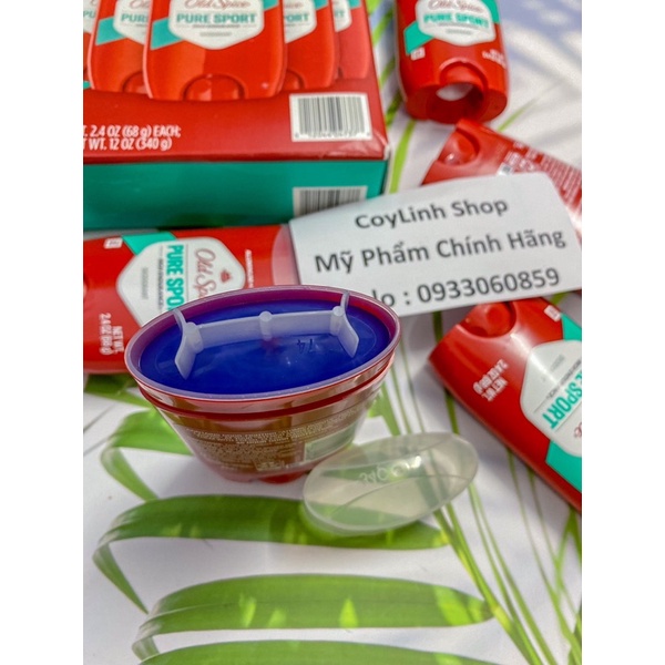 Sáp khử mùi OLD SPICE Pure Sport 68g ngăn tiết mồ hôi - chính hãng