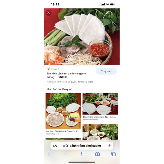 Bánh tráng phơi sương cuốn thịt luộc đặc sản chính gốc Tây Ninh