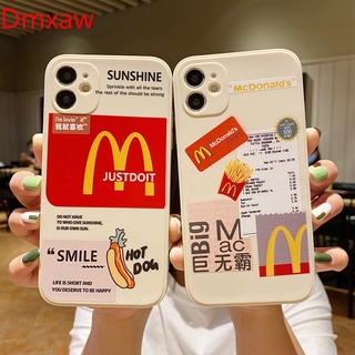 Ốp Điện Thoại Tpu Silicon Mềm Hình Thức Ăn Nhanh Mcdonald 's Cho Iphone 12 Mini 11 Pro Xs Max 7 8 Plus X Xr Se 2020