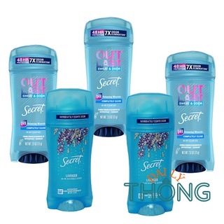 Sáp khử mùi nữ Secret Clear Gel Deodorant 73g - Lăn nách nữ hương lavender/OUT LAST