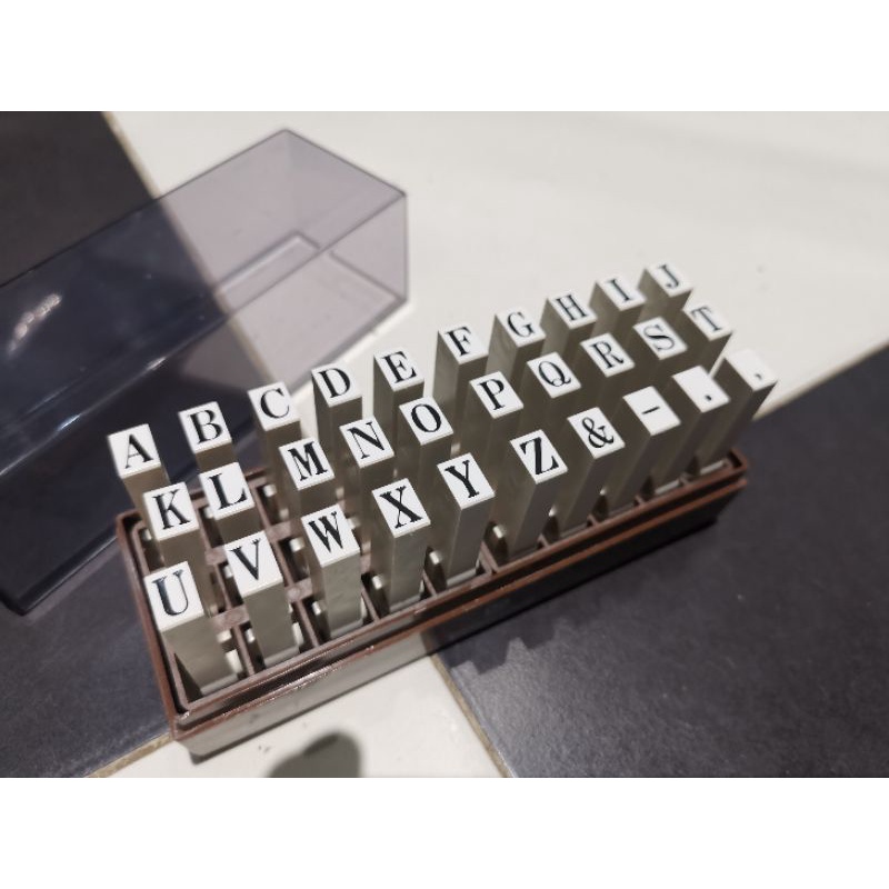 Bộ con dấu Alphabet SANBY Made in Japan