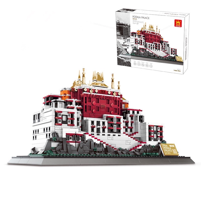 Lego Architecture Wange 6217 Xếp Hình Kiến Trúc Cung Điện Potala Đài Loan 1464 Mảnh