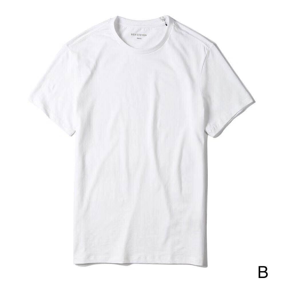 Áo thun T-shirt trơn Trắng | Chất Liệu cotton 4 chiều form body ôm sát người