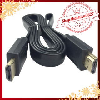 Dây cáp Hdmi dẹt đen 1,5m chất lượng