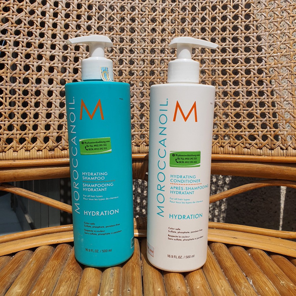 DẦU GỘI XẢ DƯỠNG ẨM MOROC HYDRATION 500ML*2