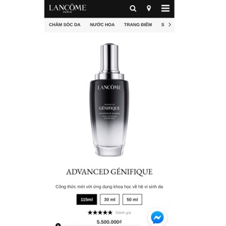 Tinh Chất Phục Hồi Advanced Genifique Lancome