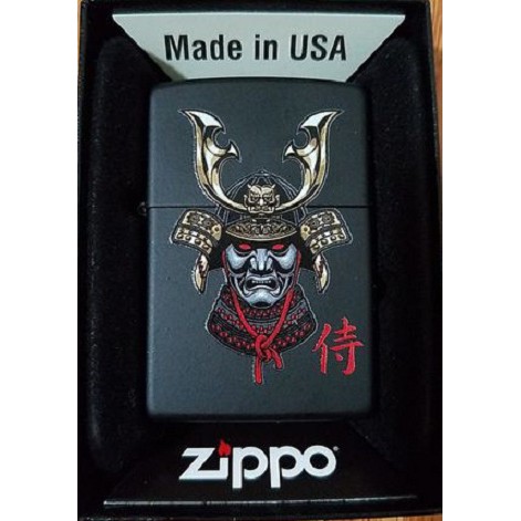 Zippo Nón Bảo Hiểm Màu Đen Của Samurai Usa 49259