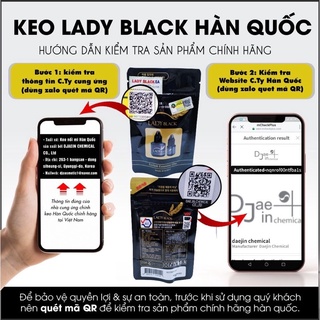 CHÍNH HÃNG Keo nối mi Black Lady Hàn Quốc - Phan Dũng