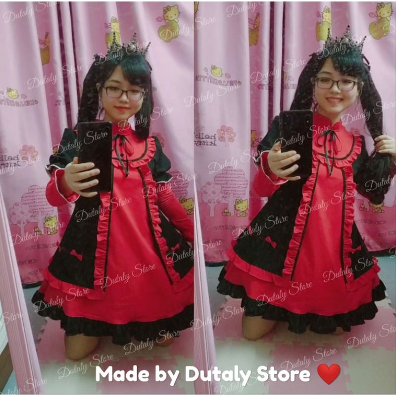 Girl 01 - Váy Gothic Lolita cosplay Emma trong Chuyện kinh dị ở nhà số 44 | BigBuy360 - bigbuy360.vn