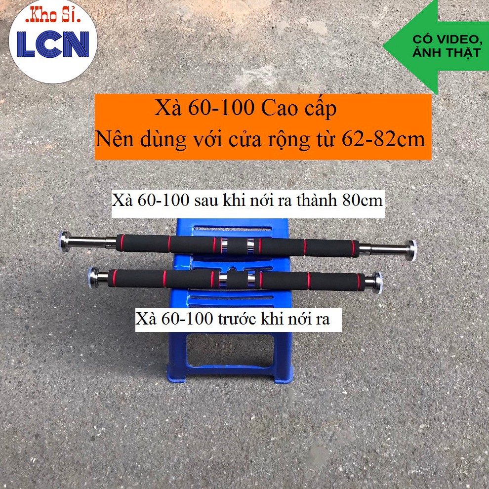 Xà Đơn Tại Nhà LCN [VIDEO] FREESHIP Xà Đơn Gắn Cửa Không cần bắt vít. Tùy chỉnh kích thước[SG]