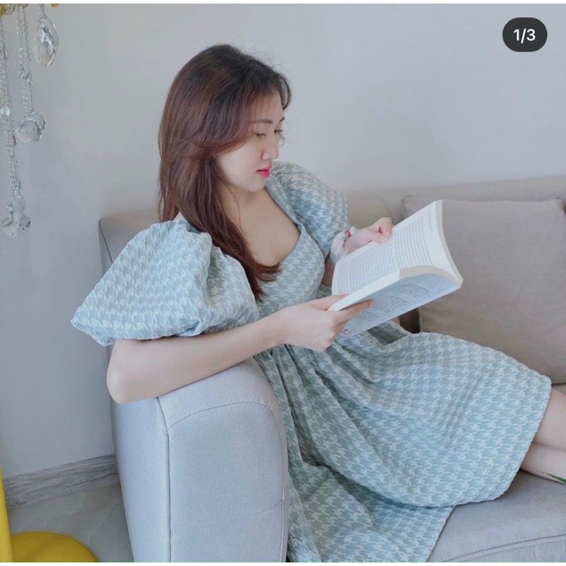 ĐẦM XỐP BABY DOLL NƠ LƯNG TAY BỒNG | BigBuy360 - bigbuy360.vn