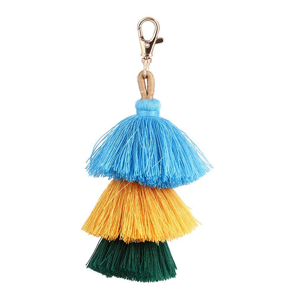 Móc Khóa Ba Tầng Phong Cách Bohemian