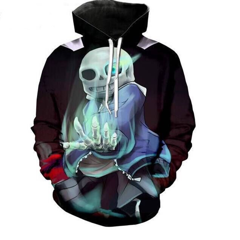 Áo Hoodie In Hoạt Hình 3D Dễ Thương