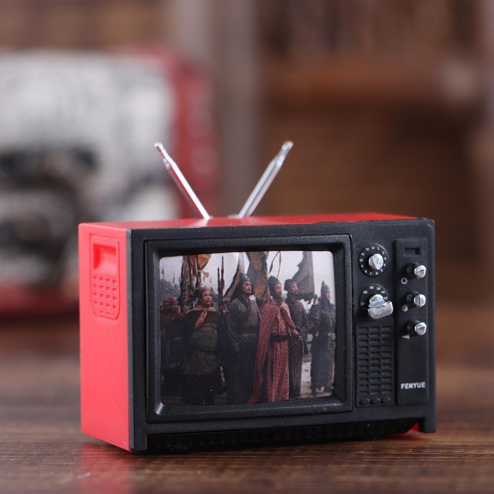 Tv Mini Kiểu Retro Dễ Thương Dùng Để Trang Trí Nhà Búp Bê