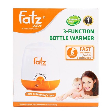 [BH 24 tháng] Máy hâm sữa và thức ăn siêu tốc 3 chức năng Fatz Baby FB3003SL