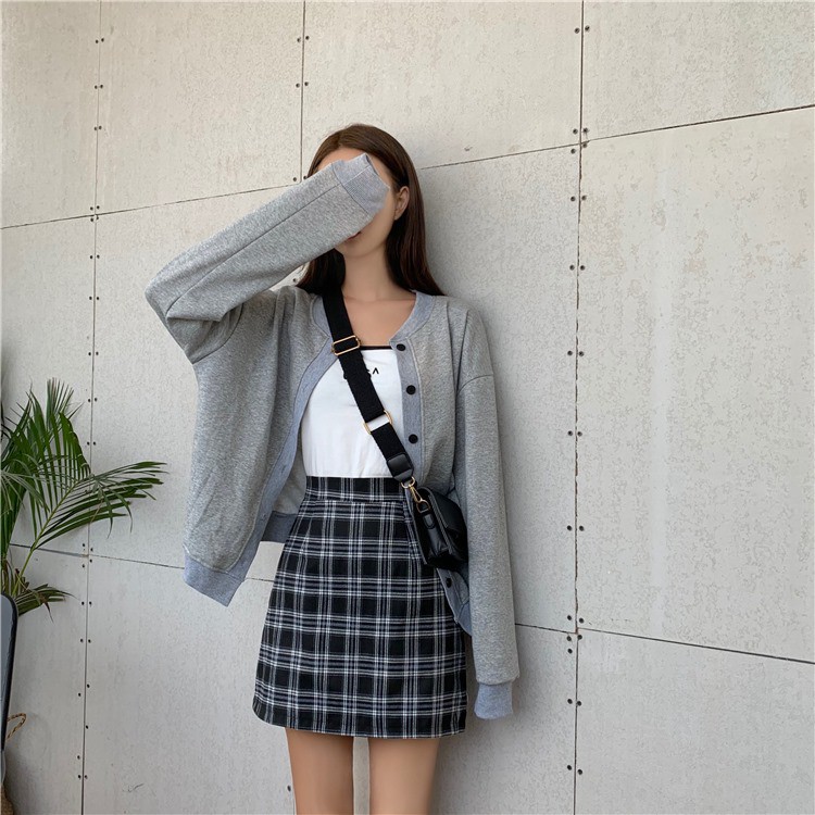 [CÓ VIDEO] Chân váy kẻ caro cạp chun sau siêu xinh (Sỉ từ 5sp bất kì) | BigBuy360 - bigbuy360.vn