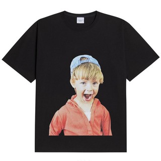Áo Thun Ngắn Tay ADLV Baby Face Cậu Bé Áo Khoắc Đỏ