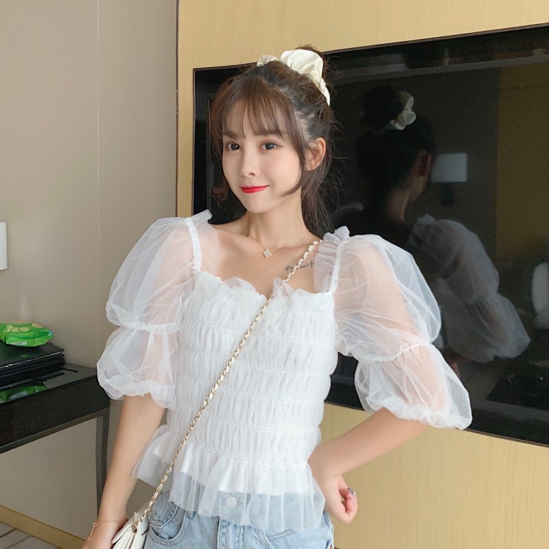 LEEVA - Áo voan 2 lớp Princess Girl A008