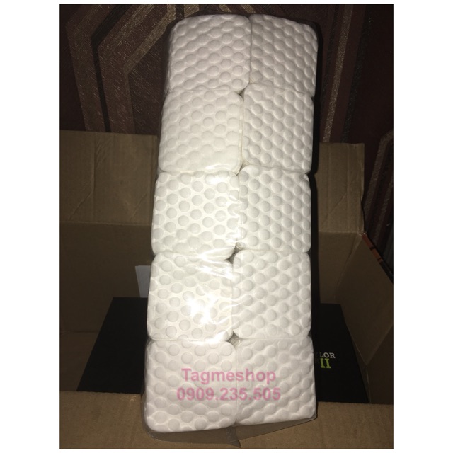 Bông tẩy trang Bạch Tuyết hạt massage Merilynn - gói 1kg | BigBuy360 - bigbuy360.vn