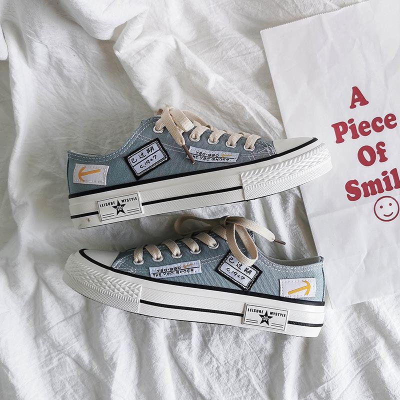 Giày Thể Thao Canvas Thoáng Khí Thời Trang Hè 2020 Cho Phái Nữ