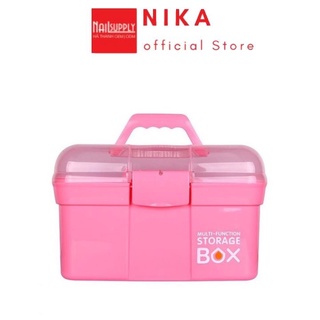 CỐP NHỰA ĐỰNG ĐỒ NAIL MI Màu Hồng - SIÊU XINH ,ĐỰNG ĐƯỢC NHIỀU ĐỒ