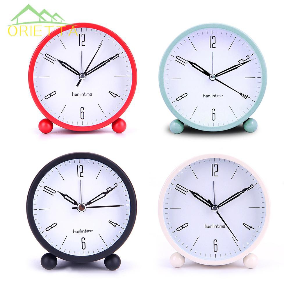 Đồng Hồ Báo Thức Để Bàn Hình Tròn 4 Inch Chất Lượng Cao