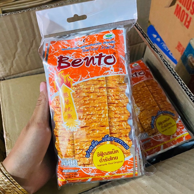 12 gói Mực bento thái lan