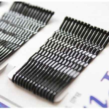 Vỉ 50-60 kẹp tăm / kẹp kim loại mix màu phong cách Hàn Quốc