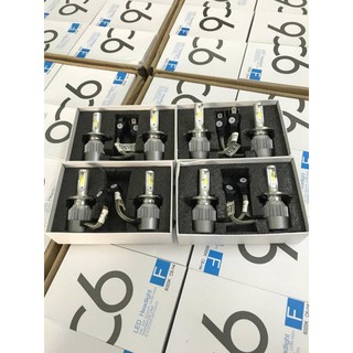 Đèn pha chân h4 - led c6-36w siêu sáng bh 6 tháng đổi mới