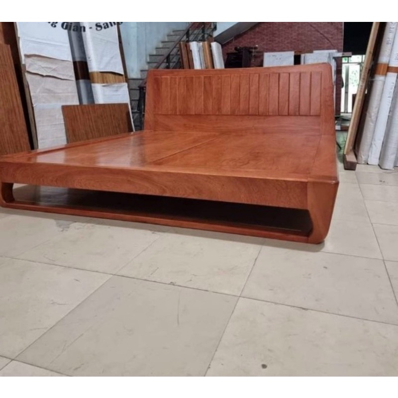 GIƯỜNG GỖ TỰ NHIÊN SỒI HÀNG CAO CẤP