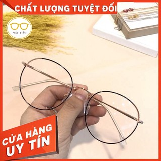 👓 Video 💖 Kính Gọng Mắt Tròn Kim Loại Korea ♥️ K2876 ♥️ Miễn phí Cắt mắt kính Cận 💌 Loạn 💌 Viễn 💌