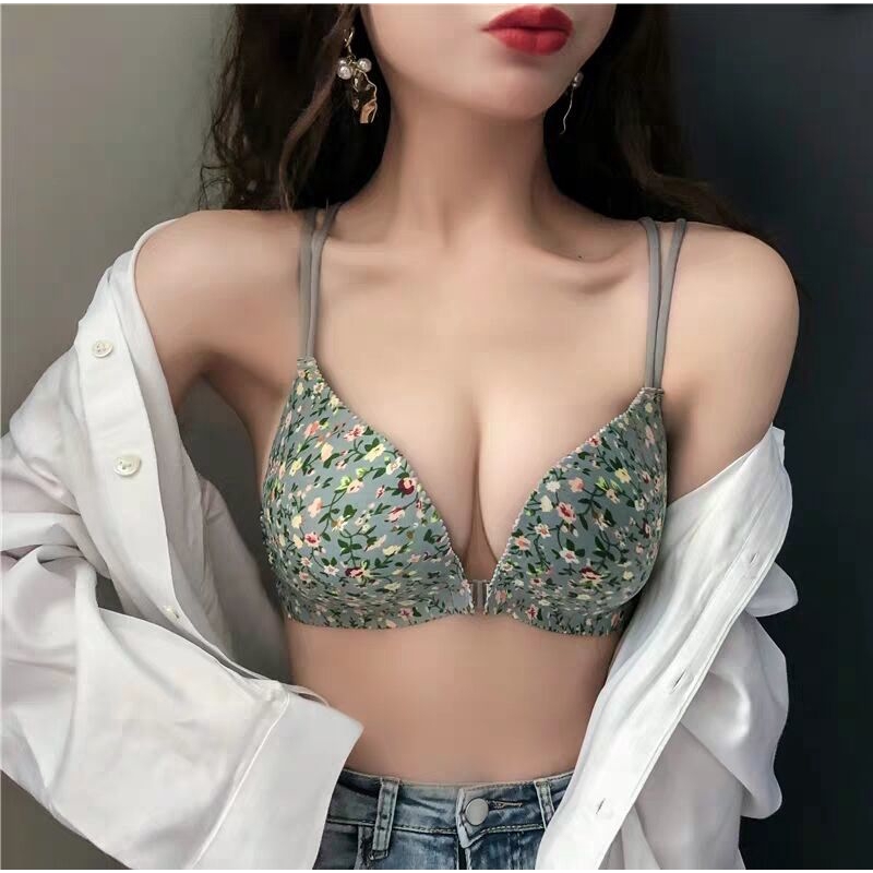 Áo lót có mút nâng mực phong cách Hàn Quốc thời trang mùa hè cho nữ