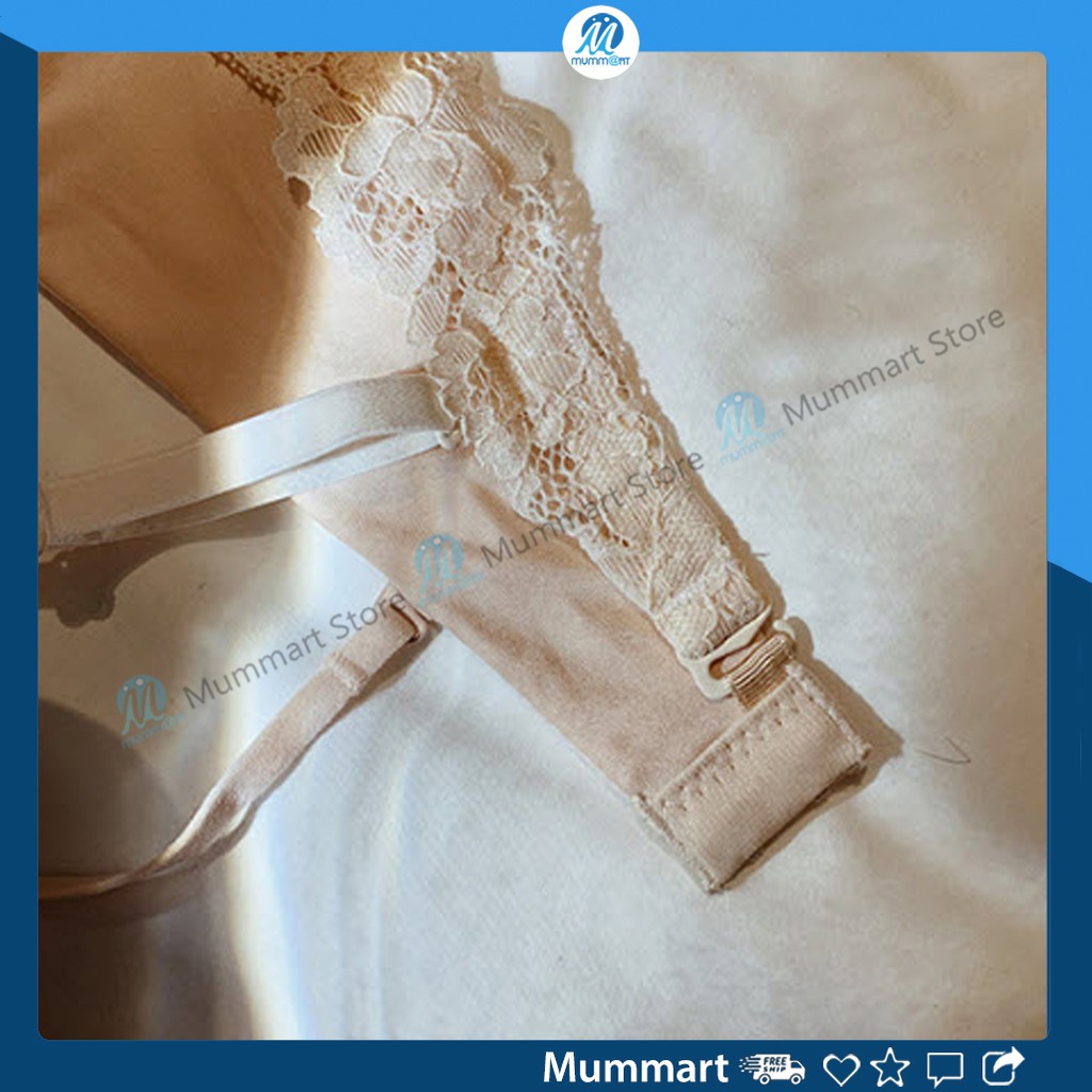 [Mã WAUP12 hoàn 15% xu đơn 150k] Bộ đồ lót nữ ren có gọng mút mỏng xuất pháp, dây tháo rời mặc được nhiều kiểu - Mummart | BigBuy360 - bigbuy360.vn