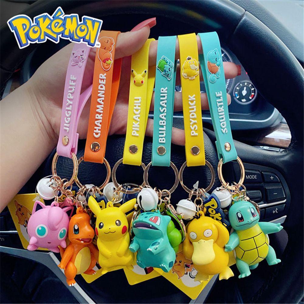JUNE Móc Khóa Hoạt Hình Pikachu Đáng Yêu Cho Bé