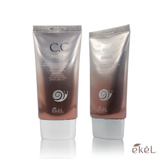 Ekel CC Snail Cream  (Kem nền CC Ốc sên Ekel SPF 50 )