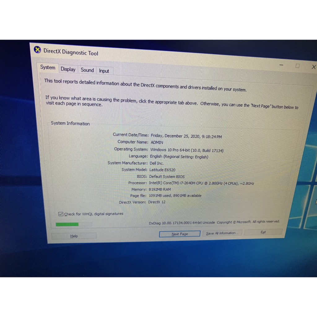 Laptop Dell 6520 core i7-2640M  Ram 8GB HDD 500GB VGA N4200 - BẢO HÀNH 12 THÁNG | BigBuy360 - bigbuy360.vn