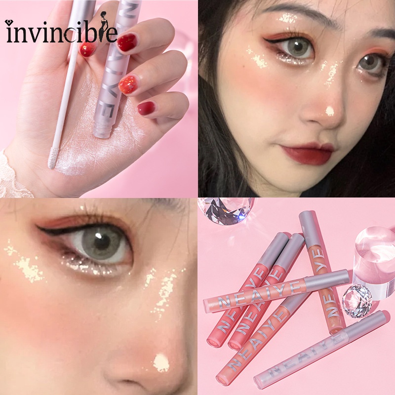 Kem Bắt Sáng/Tạo Khối Tông Nhũ Kim Cương 4 Màu Tùy Chọn Lâu Trôi