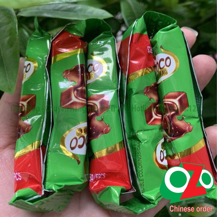 Thanh 5 viên kẹo choco cube HongKong