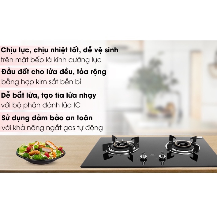 Bếp gas âm Electrolux EHG723BA Hàng trưng bày+Tặng dây gas - Bếp tốt tiết kiệm gas- Bảo hành 12 tháng