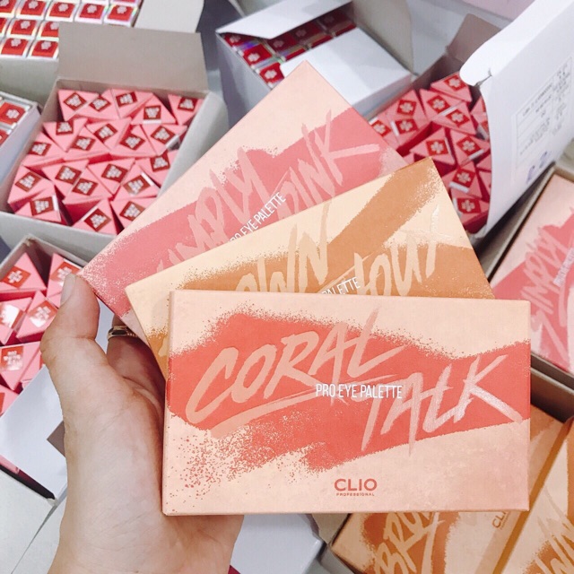 [ UPDATE 2 MÀU MỚI 2020 ] Bảng mắt Coral Talk CLIO PRO EYE PALETT