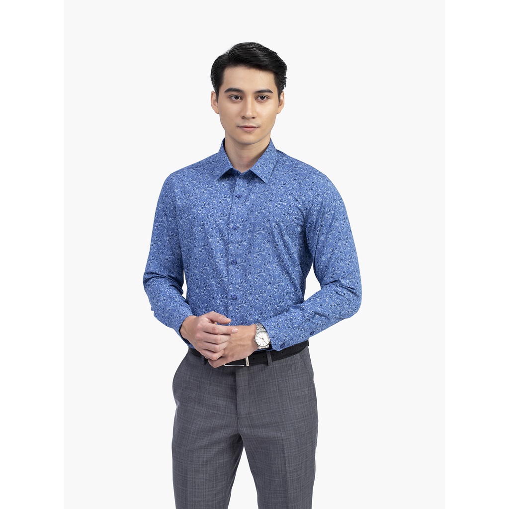 [MẪU MỚI] Áo sơ mi nam dài tay ARISTINO họa tiết độc đáo, lịch lãm, chất liệu Modal thấm hút tốt - ALS27101