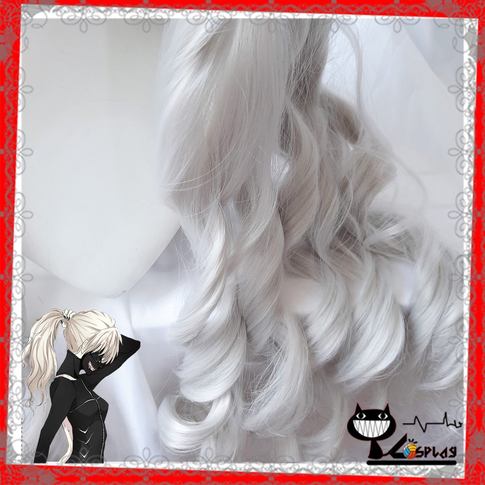 [sẵn] Wig/tóc giả cosplay Kaneki Ken ver female - Tokyo Ghoul [Miu Cosplay]