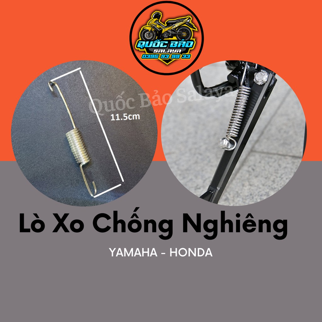 Lò xo chống nghiêng inox 304 cho yamaha honda vairo và tất cả các dòng xe trên thị trường